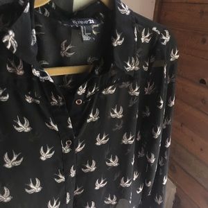 🔴3 for $10 Bird pattern top